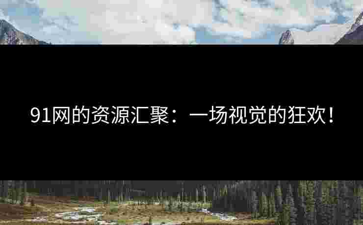 91网的资源汇聚：一场视觉的狂欢！